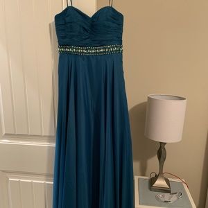 Turquoise Prom Dress